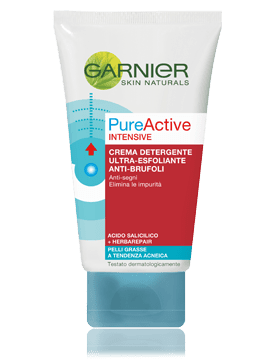 Garnier Pure Active Intensive Crema Detergente Ultra Esfoliante Anti Brufoli 150ml-1
