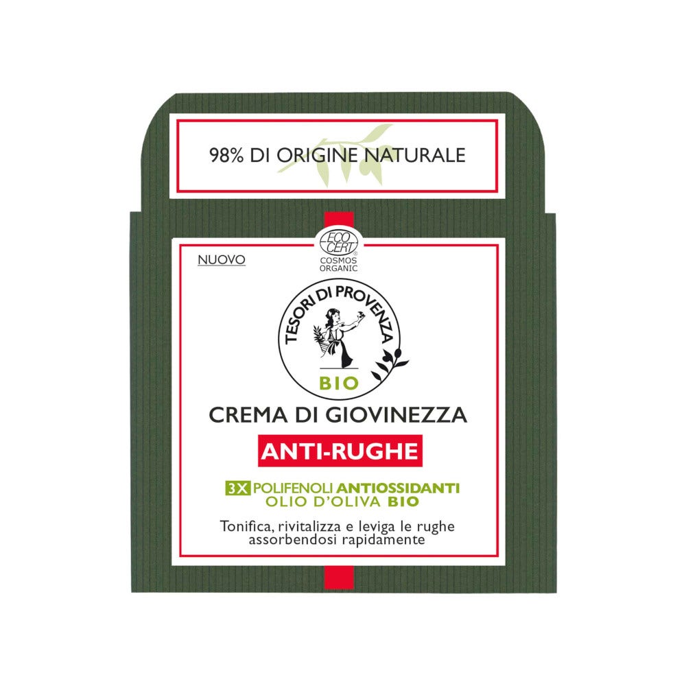 Tesori Di Provenza Crema di Giovinezza Anti-Rughe Viso 50ml-1