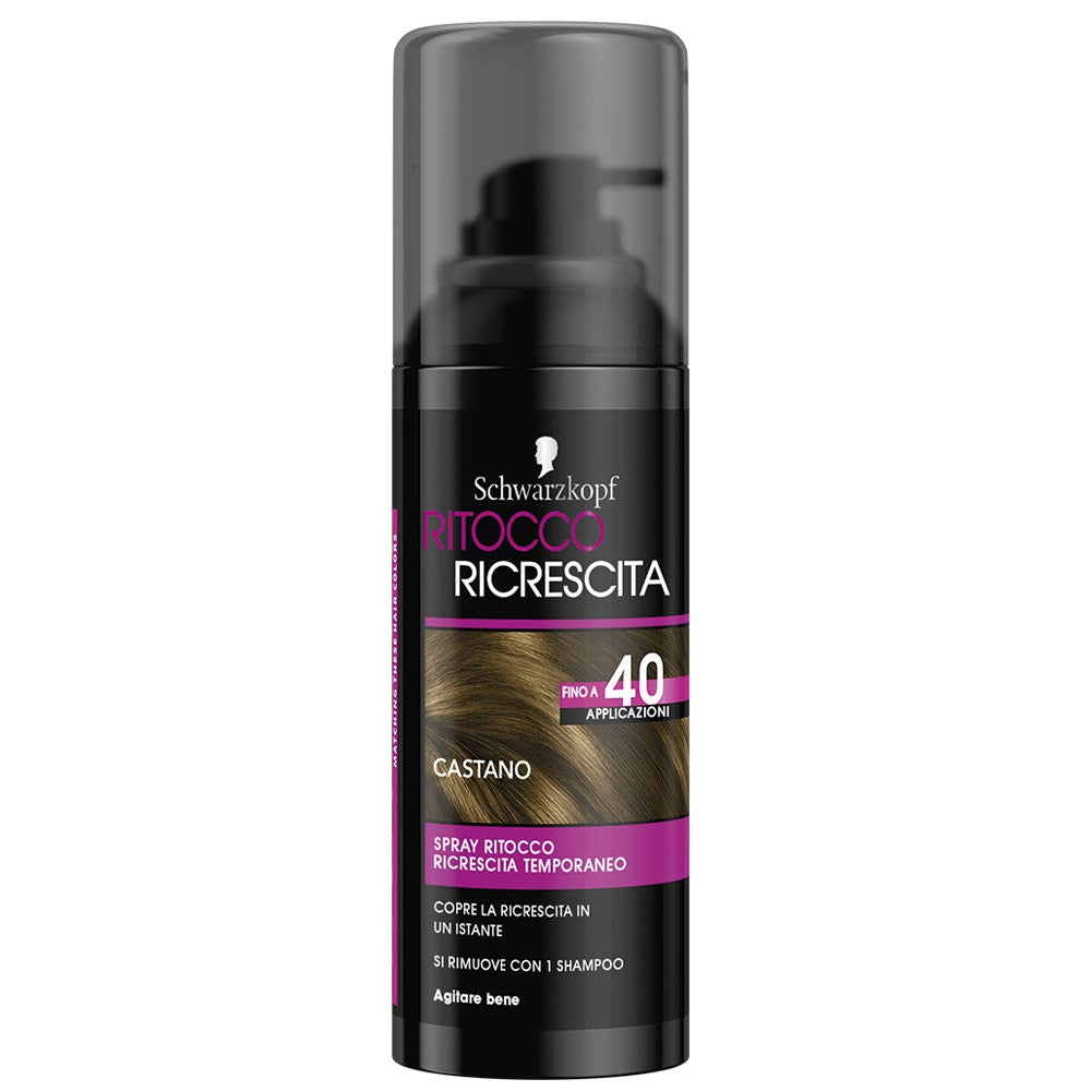 Schwarzkopf Ritocco Ricrescita Spray Temporaneo Castano 120ml  - 2