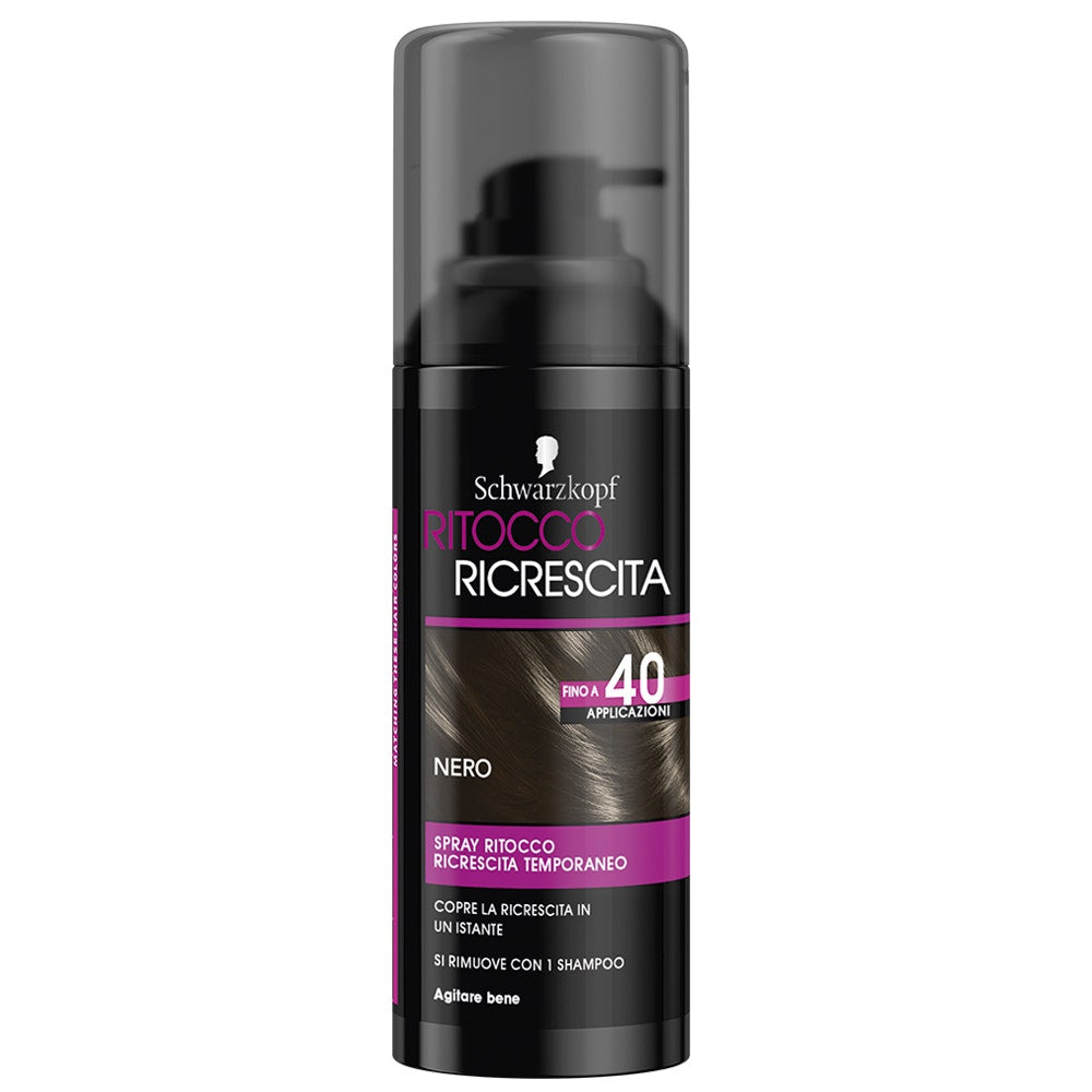 Schwarzkopf Ritocco Ricrescita Spray Temporaneo Nero 120ml  - 2