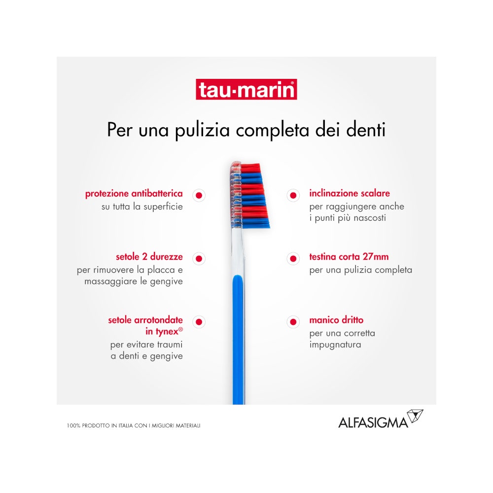 Taumarin Spazzolino Professional Duro 27 Con Antibatterico-25