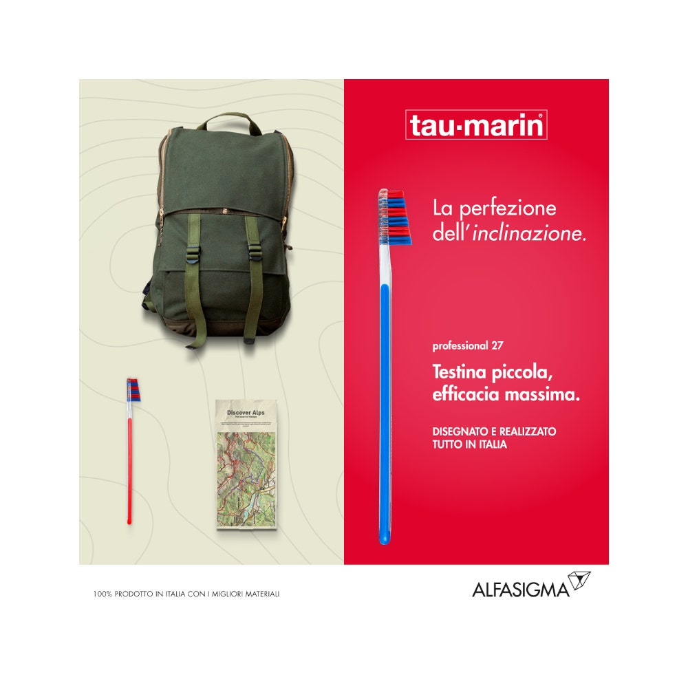 Taumarin Spazzolino Professional Duro 27 Con Antibatterico-28