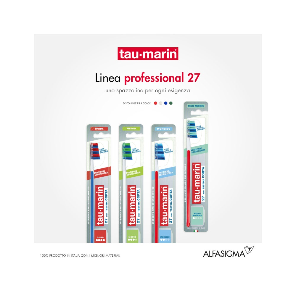 Taumarin Spazzolino Professional Molto Morbido 27 Con Antibatterico-23