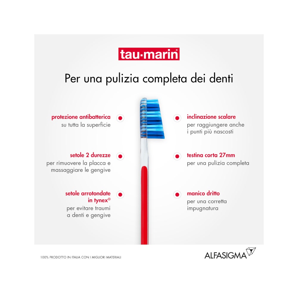 Taumarin Spazzolino Professional Morbido 27 Con Antibatterico-20
