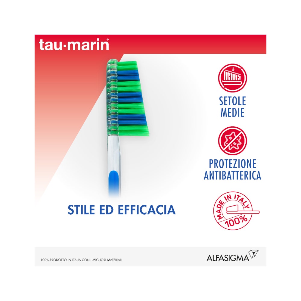 Taumarin Spazzolino Scalare 33 Medio Con Antibatterico-13