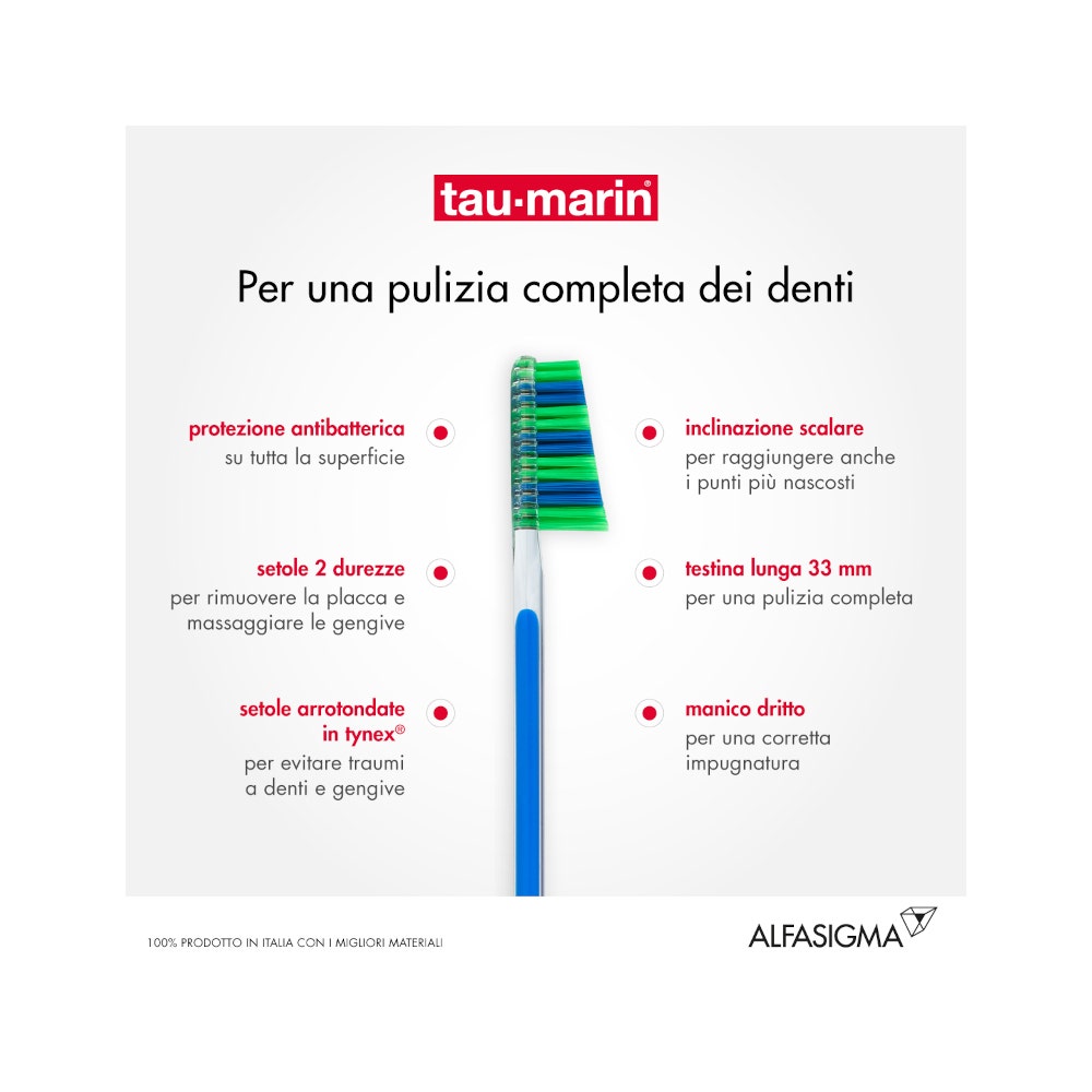Taumarin Spazzolino Scalare 33 Medio Con Antibatterico-14