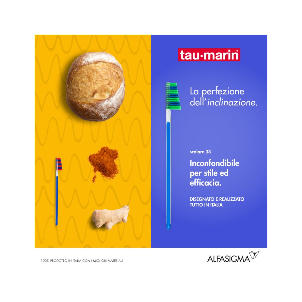 Taumarin Spazzolino Scalare 33 Medio Con Antibatterico-17