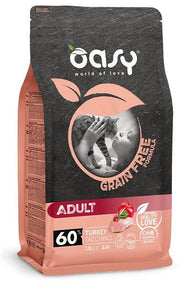 Oasy Grain Free Formula Adult Tacchino Cibo Secco Per Gatti 1,5kg-1