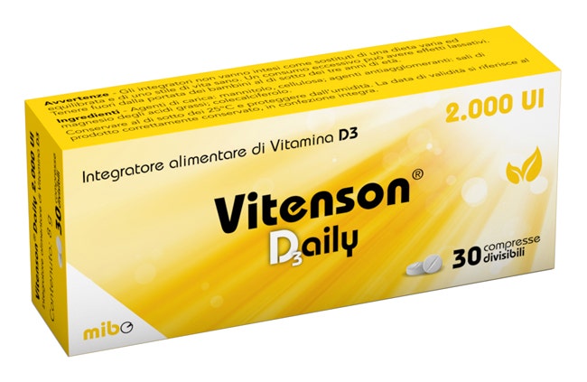 Vitenson Daily d3 2000 ui 30 Compresse Divisibili-0