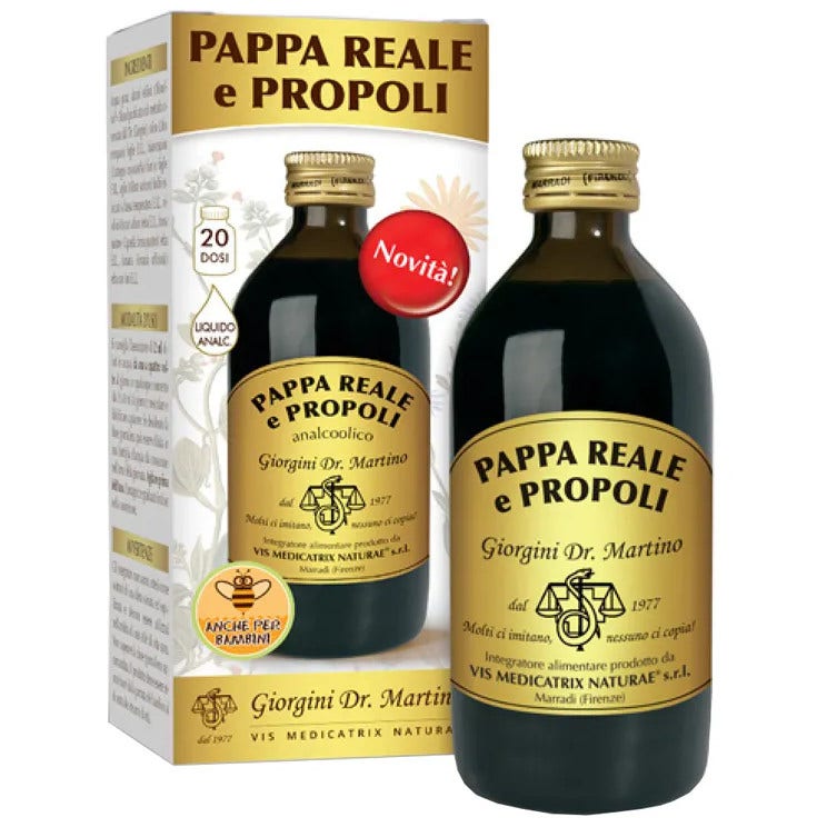 Dr. Giorgini Pappa Reale E Propoli Analcolico 200ml-2