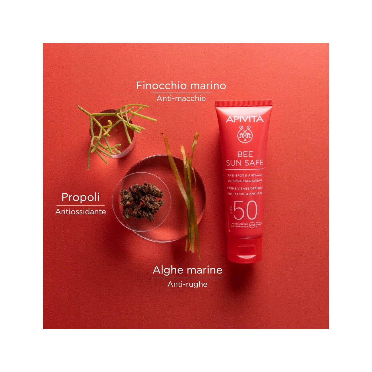 Apivita Bee Sun Safe Crema Viso SPF50 Anti-Macchia&Anti-Age 50ml-3