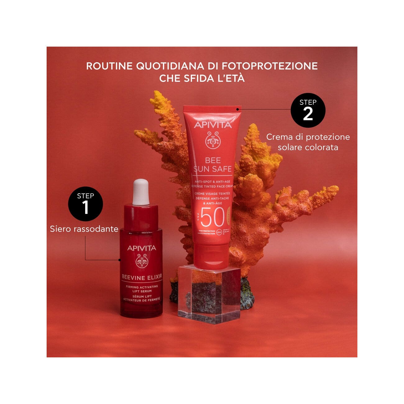 Apivita Bee Sun Safe Crema Viso Colorata SPF50 Anti-Macchia&Anti-Age 50ml-5