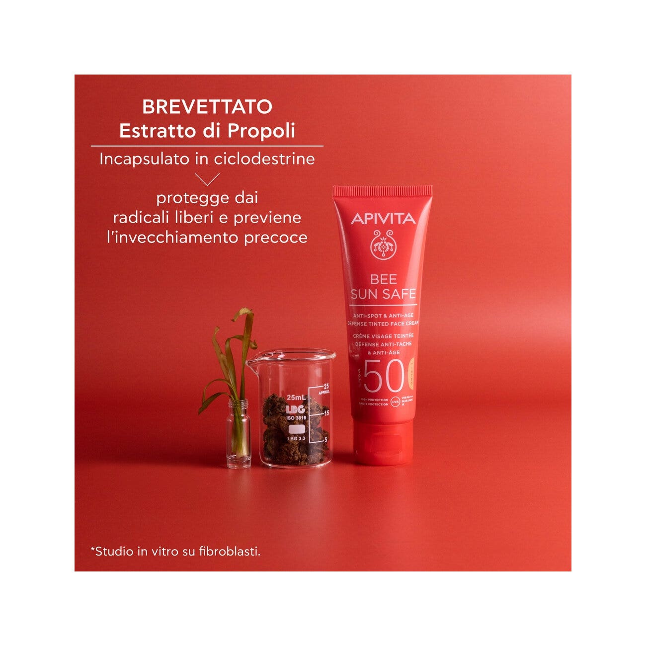 Apivita Bee Sun Safe Crema Viso Colorata SPF50 Anti-Macchia&Anti-Age 50ml-6