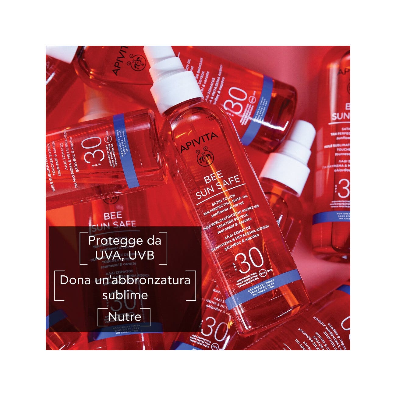 Apivita Bee Sun Safe Olio Corpo Abbronzante SPF30 200ml-2