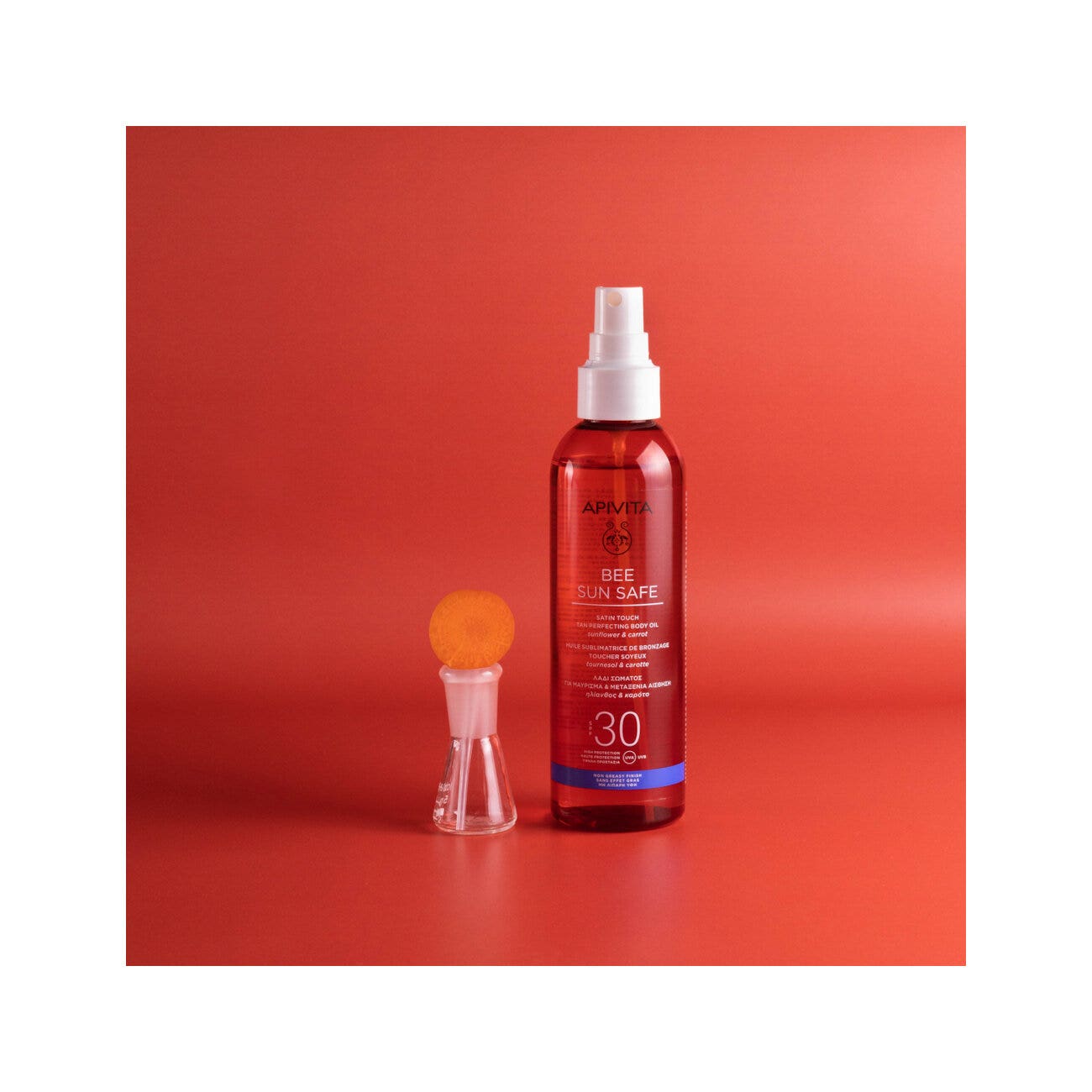 Apivita Bee Sun Safe Olio Corpo Abbronzante SPF30 200ml-6