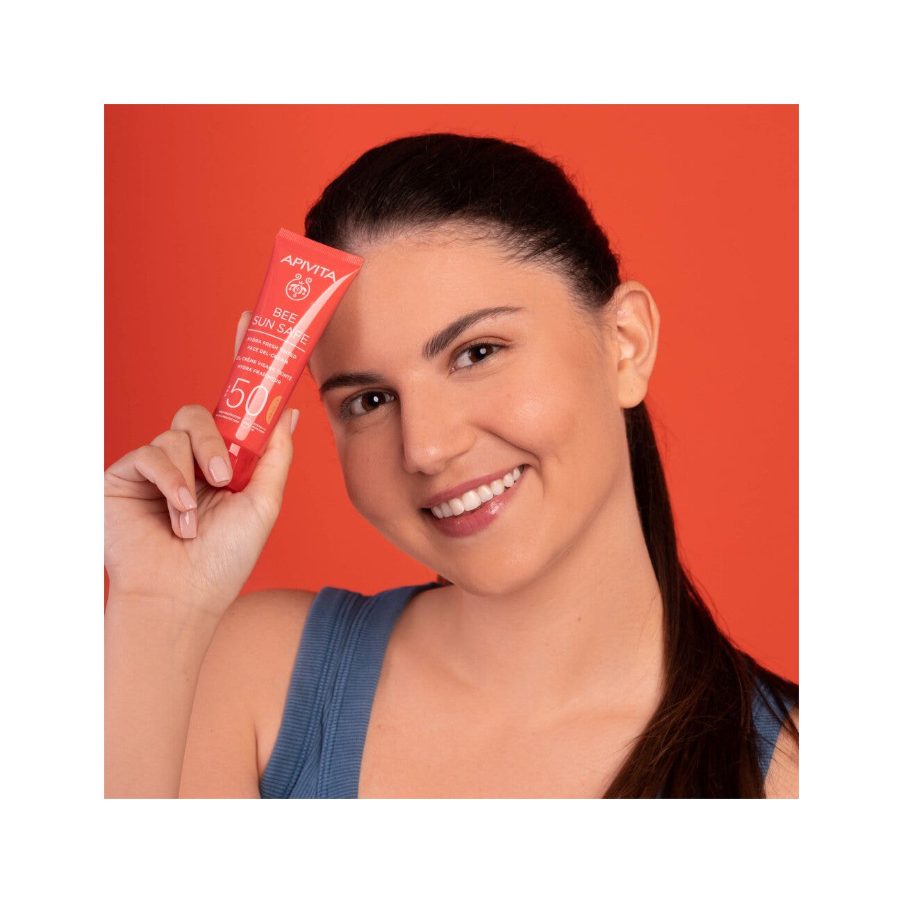 Apivita Bee Sun Safe Hydra Fresh Crema Gel Viso Colorata SPF50 50ml-4