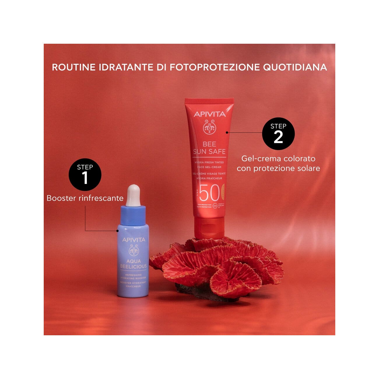 Apivita Bee Sun Safe Hydra Fresh Crema Gel Viso Colorata SPF50 50ml-5