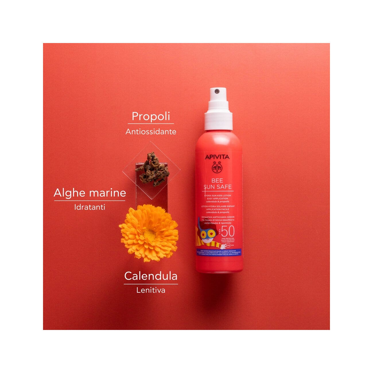 Apivita Bee Sun Safe Lozione Spray Hydra Sun Bambino SPF50 200ml-4