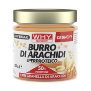 Whysport Burro Di Arachidi Iperproteico Crunchy 350g-1