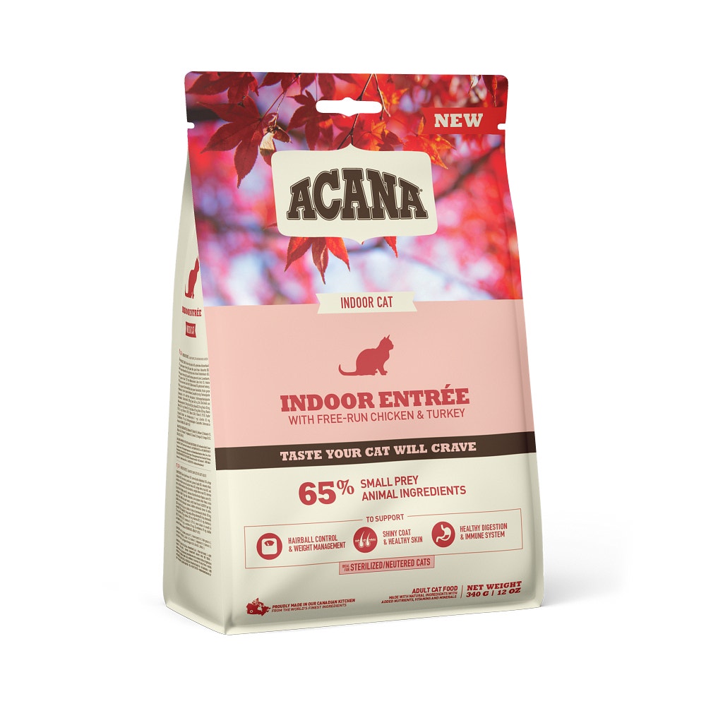 Acana Gatto Indoor Entrée Crocchette Al Pollo E Tacchino Sacco 340g-3