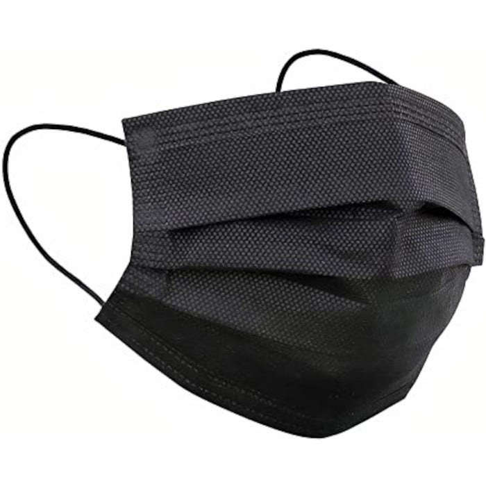 Ri.Medical Mascherina Chirurgica Di Tipo II TNT Monouso 3 Strati Adulto Nera 10 Pezzi-3