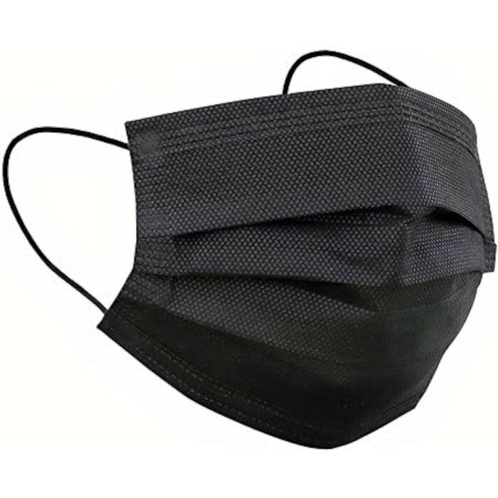 Ri.Medical Mascherina Chirurgica Di Tipo II TNT Monouso 3 Strati Adulto Nera 10 Pezzi-1