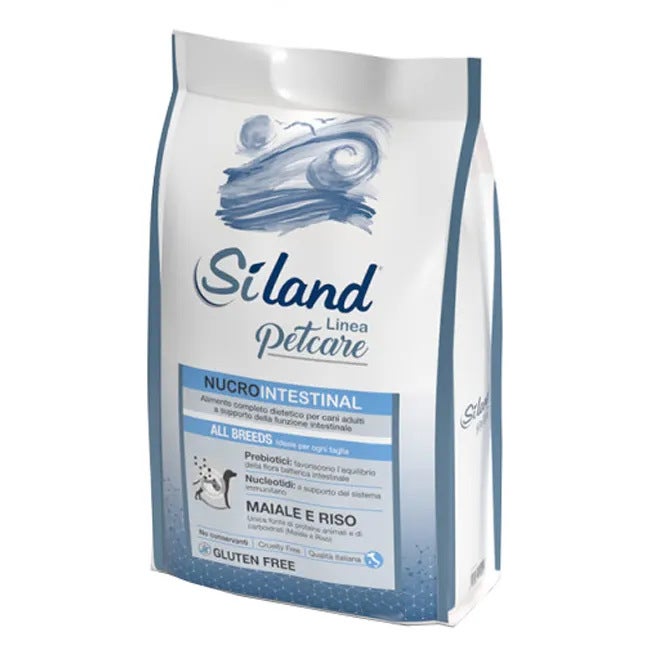 Siland Nucrointestinal Gusto Maiale E Riso Cibo Secco Cani Adulti Sacco 12kg-1