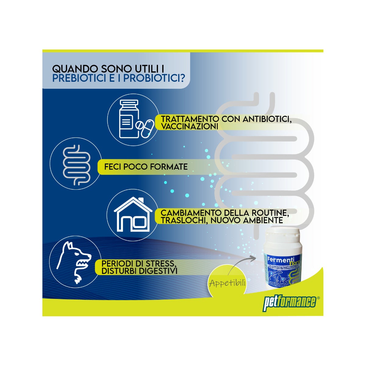 Petformance Fermenti Flora Mangime Complementare Dietetico Per Cani E Gatti 30 Compresse-3