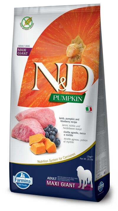 Farmina N&D Pumpkin Agnello E Zucca Cani Adulti Taglia Molto Grande Sacco 12kg-3