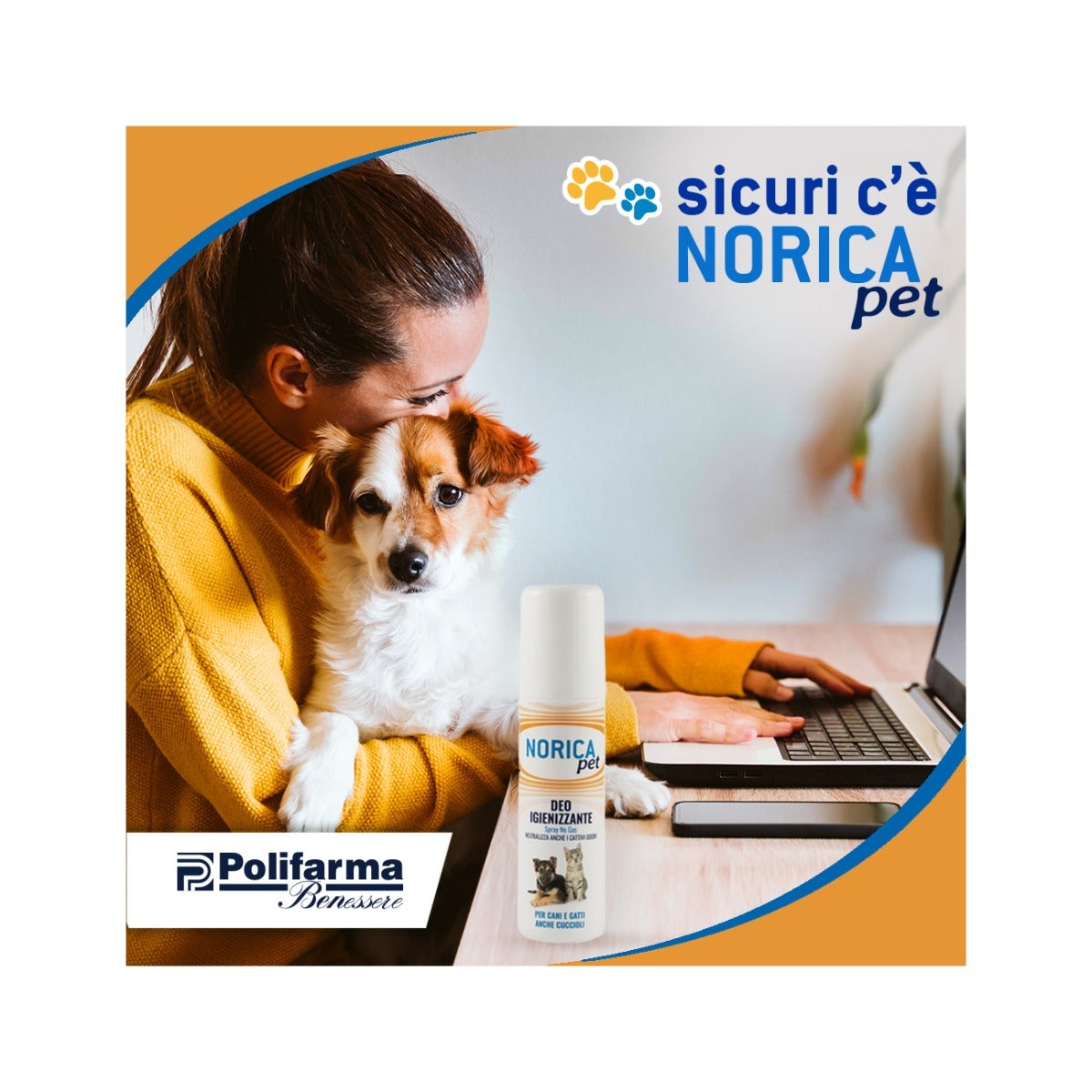 Norica Pet Deo Igienizzante Per Cani E Gatti 100ml-5