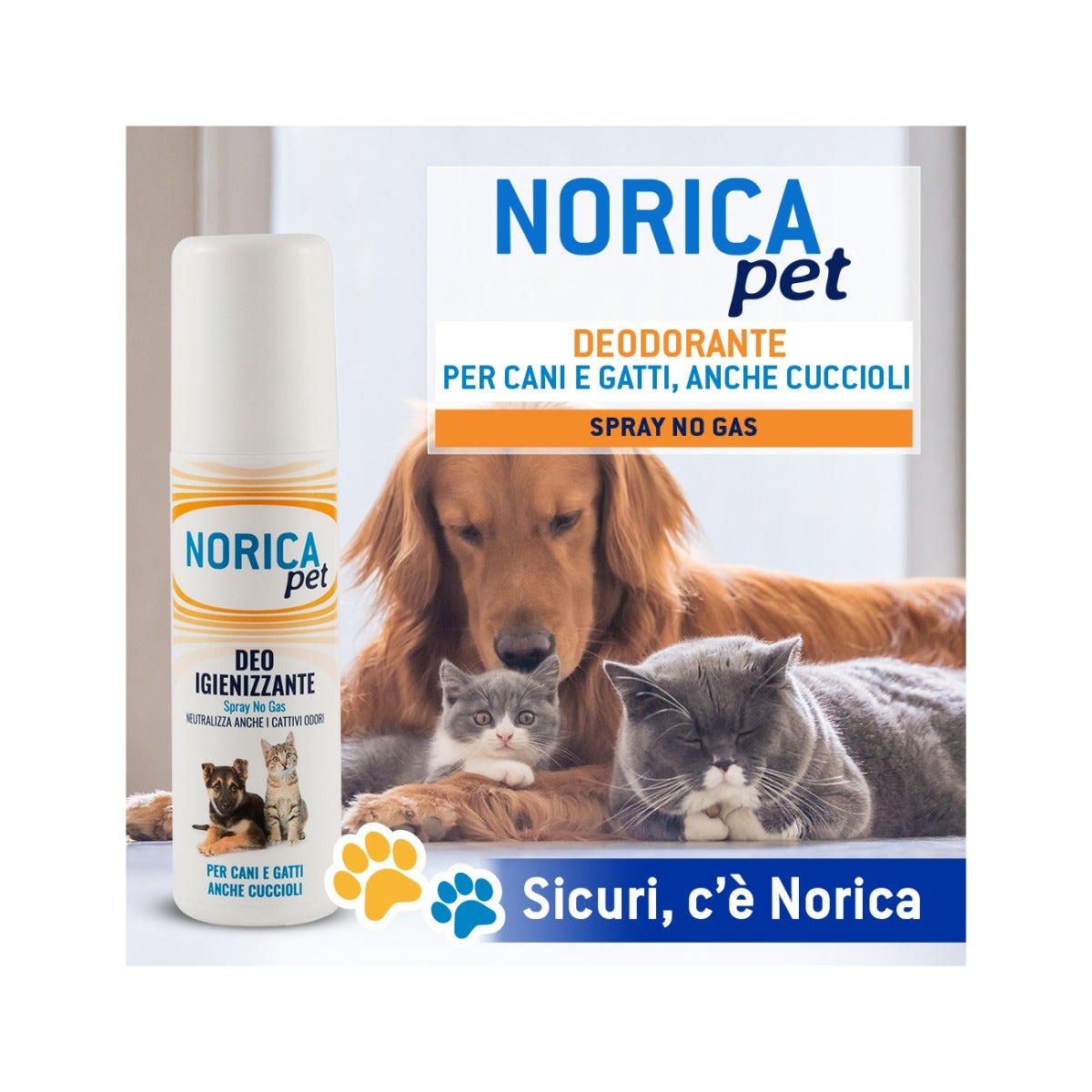 Norica Pet Deo Igienizzante Per Cani E Gatti 100ml-3