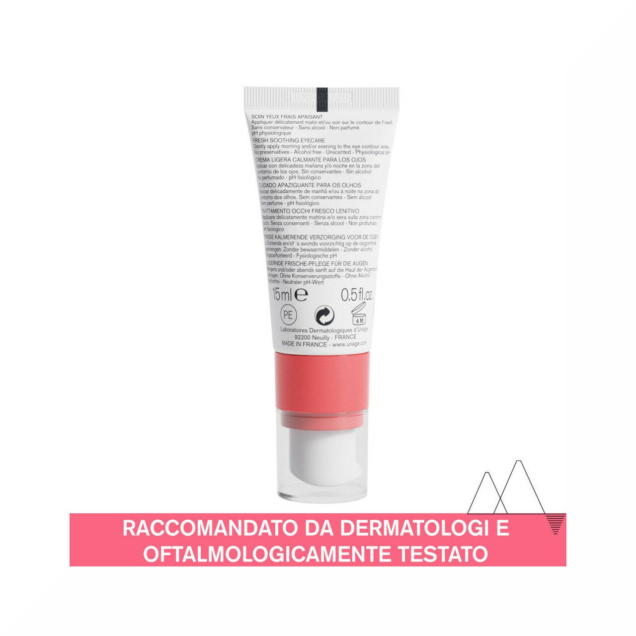 Uriage Toléderm Control Contorno Occhi Lenitivo 15ml-2