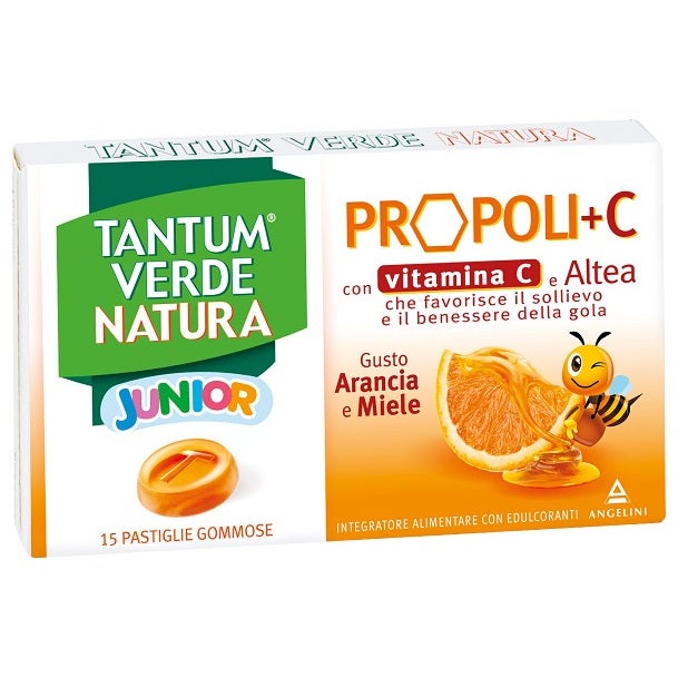 Tantum Verde Natura Junior Propoli+C 15 Pastiglie -1