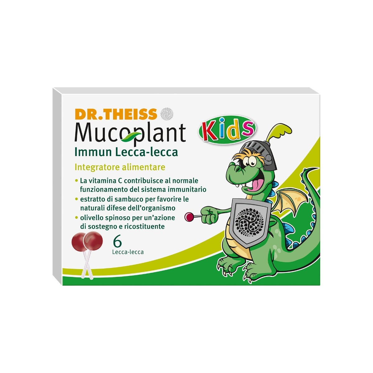 Dr Theiss Mucoplant Kids Immun Lecca Lecca 6 Pezzi-1