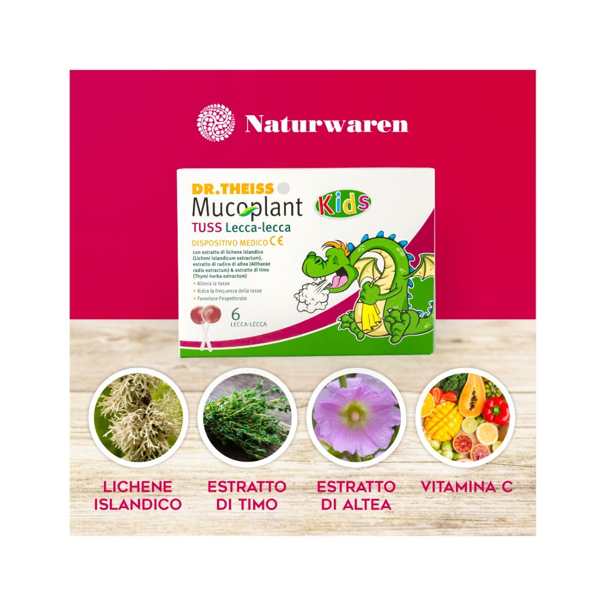 Dr Theiss Mucoplant Tuss Lecca Lecca Bambini 6 Pezzi-7