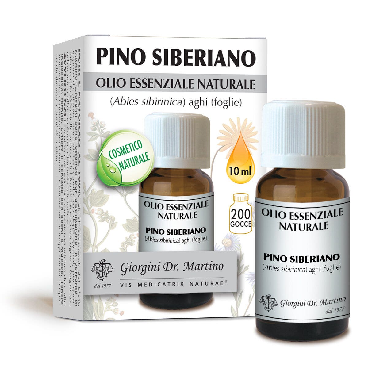Dr Giorgini Pino Siberiano Olio Essenziale Naturale 10ml-2