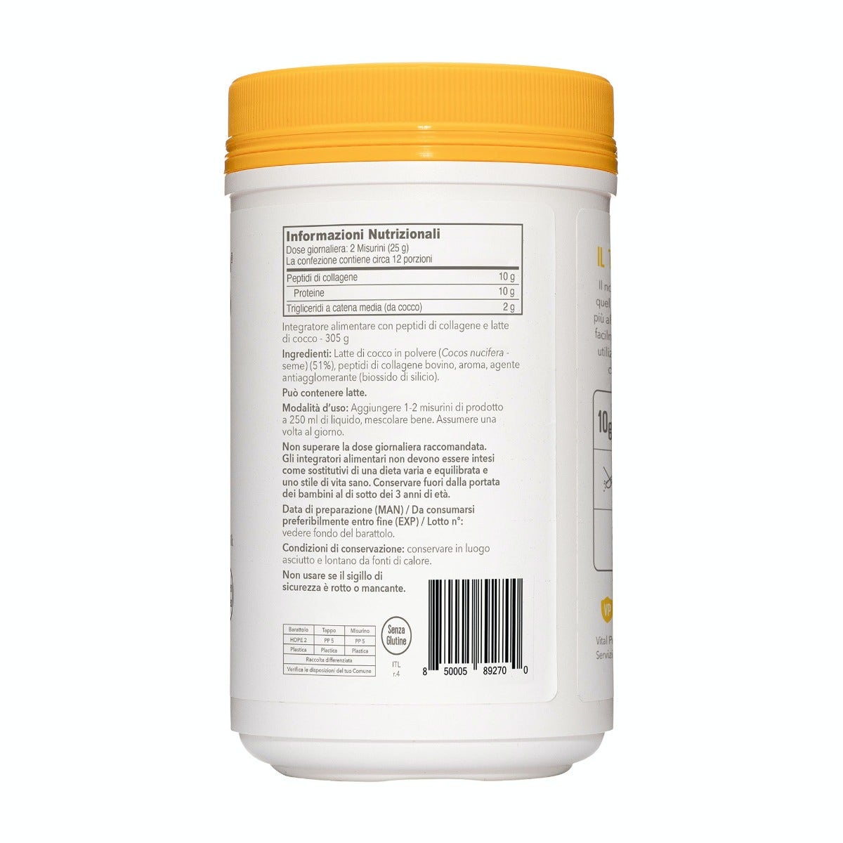 Vital Proteins Collagen Creamer Vaniglia 305g-7