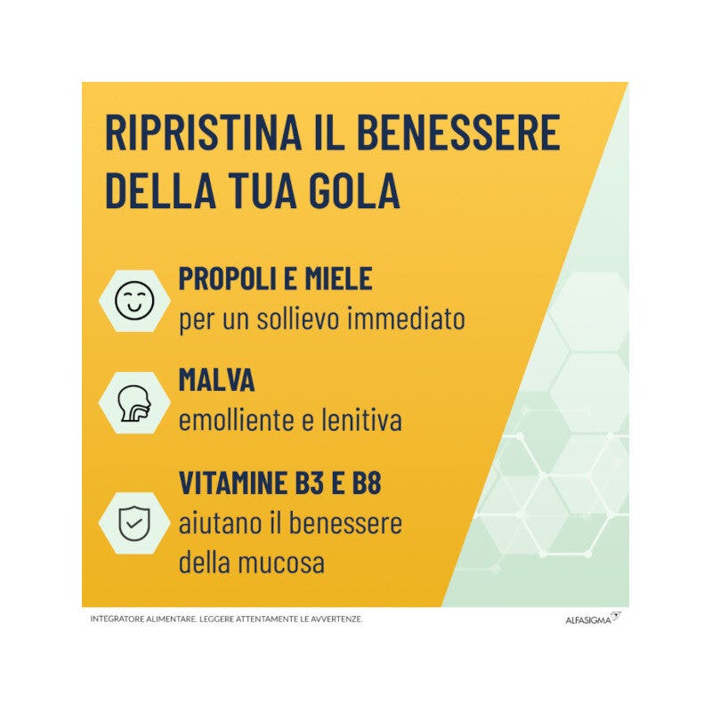 Neoborocillina Propolmiele + Miele/Limone 16 Pastiglie-5