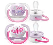 Philips Avent Ciuccio Ultra Air Mam/Butterfly Femmina 0-6 Mesi 2 Pezzi-1