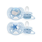 Philips Avent Succhietto Ultra Soft Per Bambini 0-6 Mesi 2 Pezzi-1
