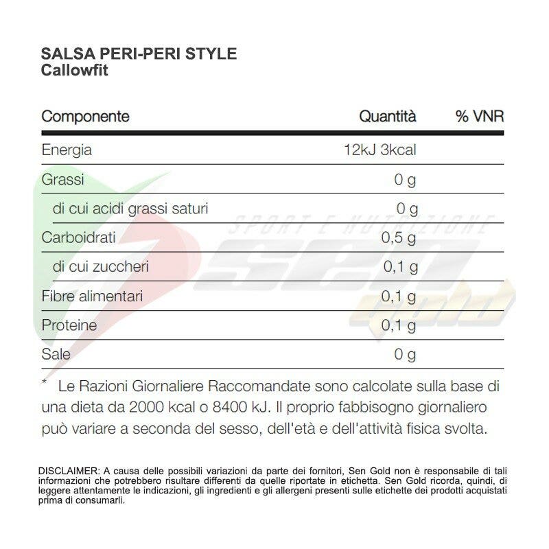 Callowfit Salsa Peri-Peri Style 300ml-1