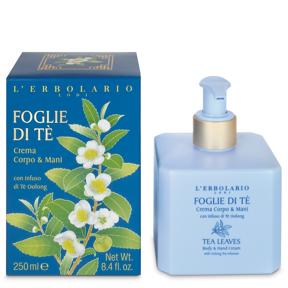 L'Erbolario Crema Corpo & Mani Foglie Di Tè 250ml-1
