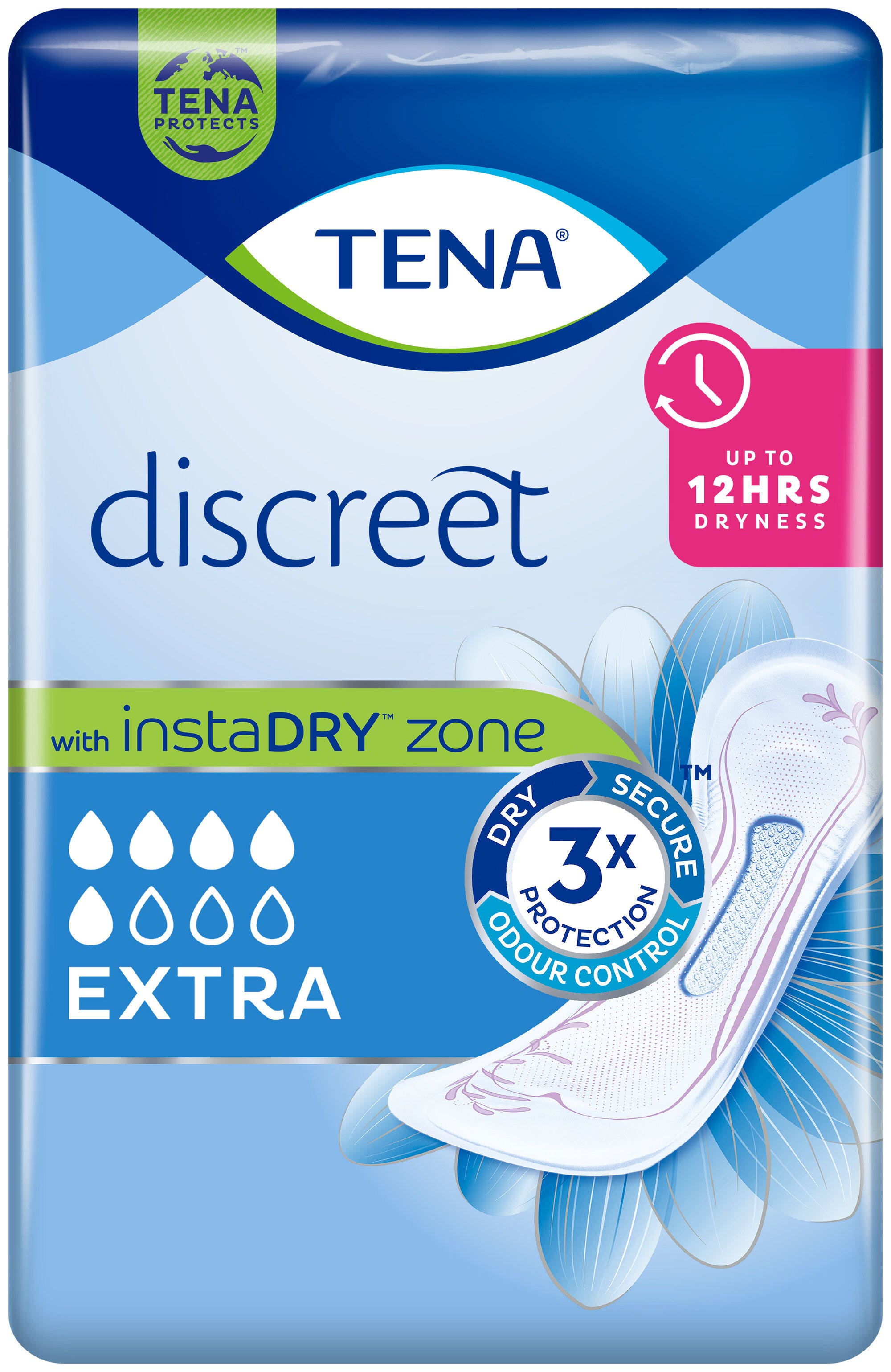 Tena Discreet Extra Assorbente 10 Pezzi-11
