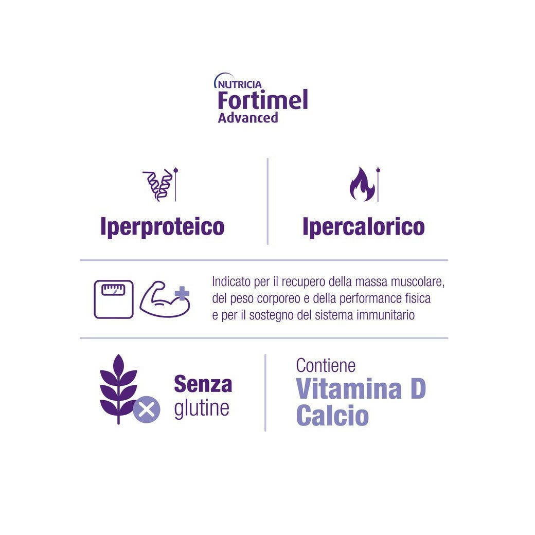 Fortimel Advanced Vaniglia Tropicale 4x200ml-3