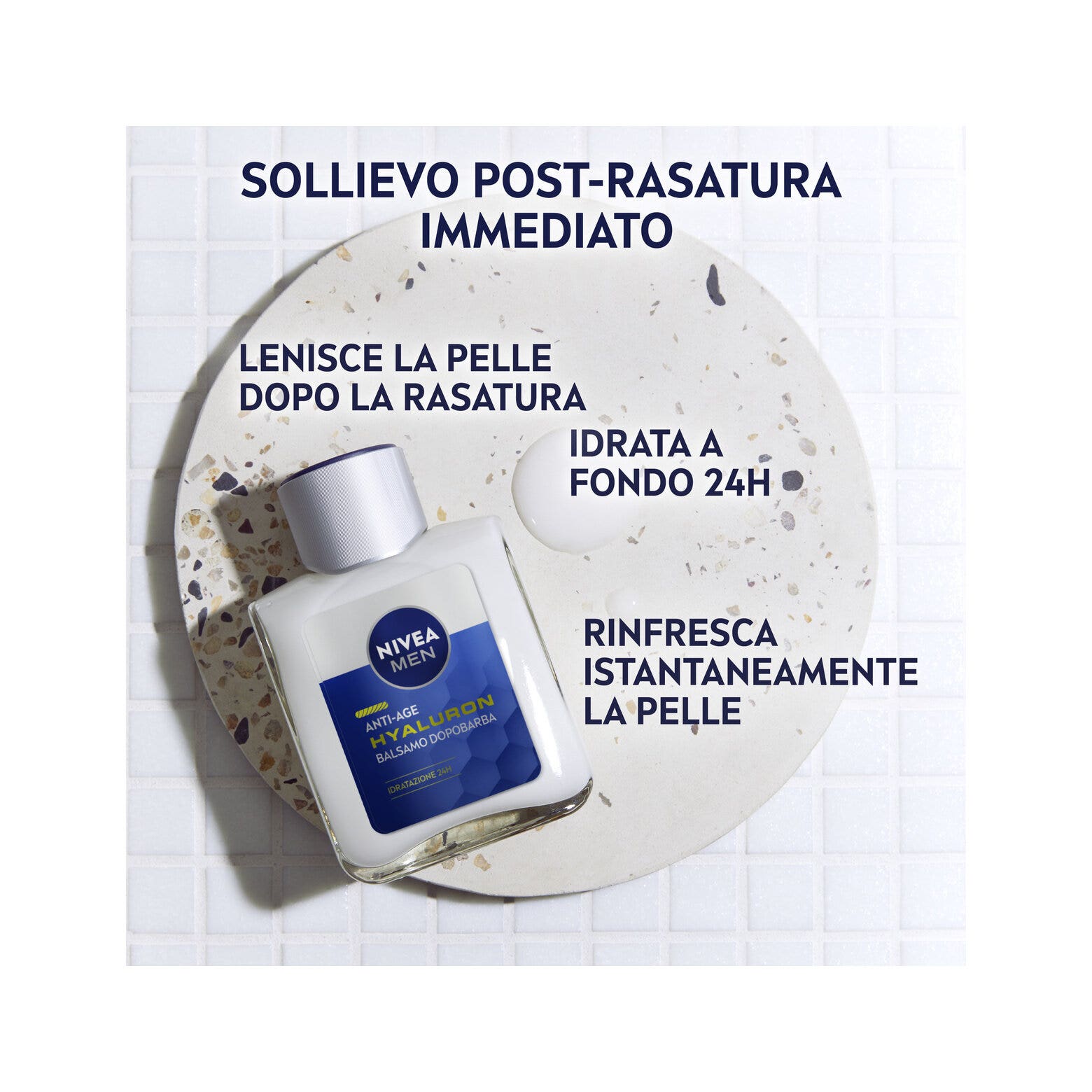 Nivea Men Anti-age Hyaluron Balsamo Dopobarba 100ml Dopobarba Uomo Idratante Per Pelli Mature-11
