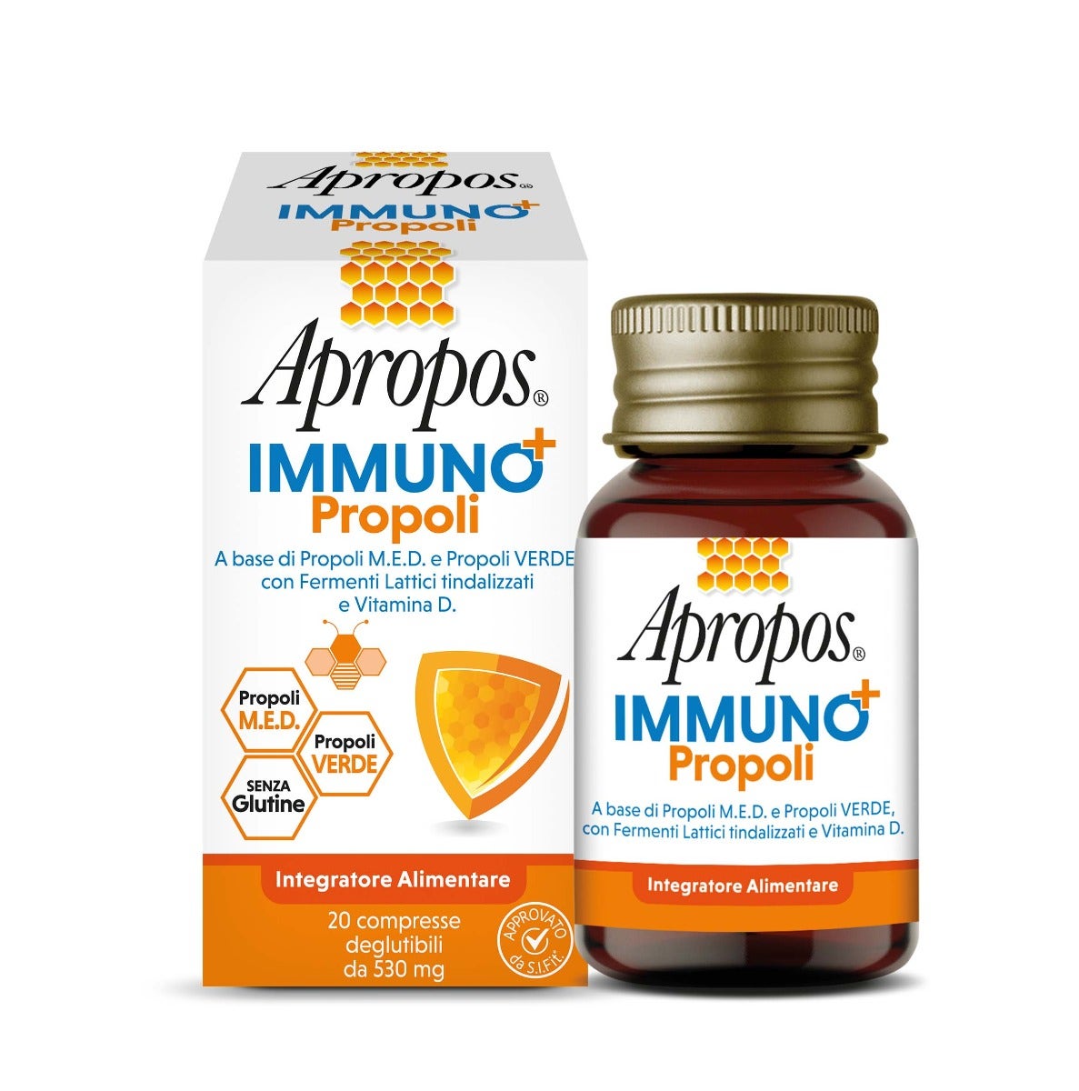 Apropos Immuno+ Propoli 20 Compresse Deglutibili-4