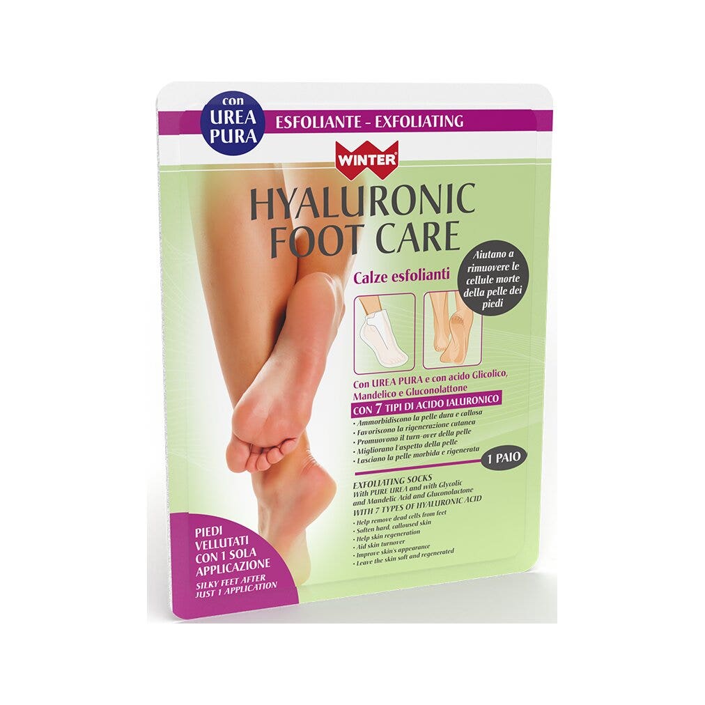 Winter Calze Esfolianti Hyaluronic Foot Care 1 Paio-1