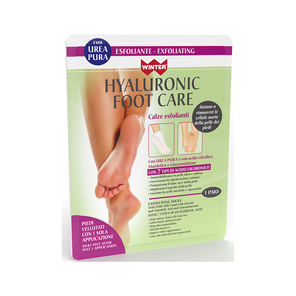 Winter Calze Esfolianti Hyaluronic Foot Care 1 Paio-1