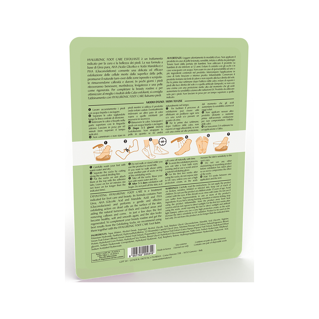 Winter Calze Esfolianti Hyaluronic Foot Care 1 Paio-2