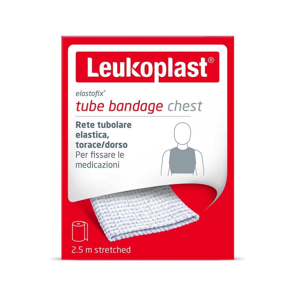 Elastofix Rete Tubolare Torace Dorso 2.5m 1 Pezzo-3
